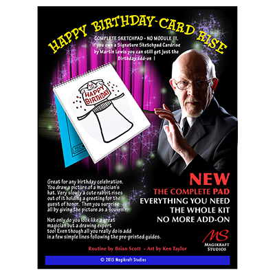 Signature Edition Happy Birthday Card Rise by Martin Lewis