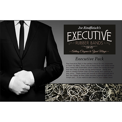 Joe Rindfleisch's Executive Rubber Bands (B&W Combo) by Joe Rind