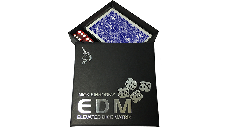 Elevated Dice Matrix (EDM / Blue) by Nicholas Einhorn - Trick