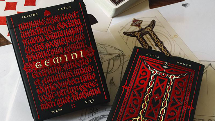 Gemini Ignis Playing Cards by Stockholm17
