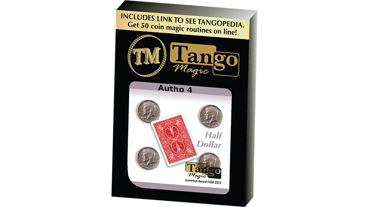 Autho 4 Half Dollar (D0178) (Gimmicks and Online Instructions) b