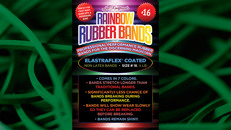 Joe Rindfleisch's SIZE 16 Rainbow Rubber Bands (Marcus Eddie - G