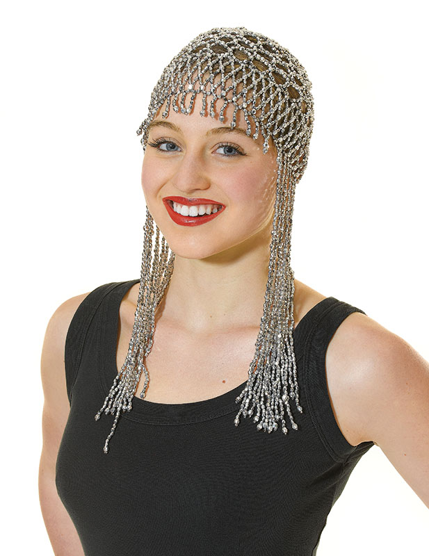 Silver Bead Headpiece