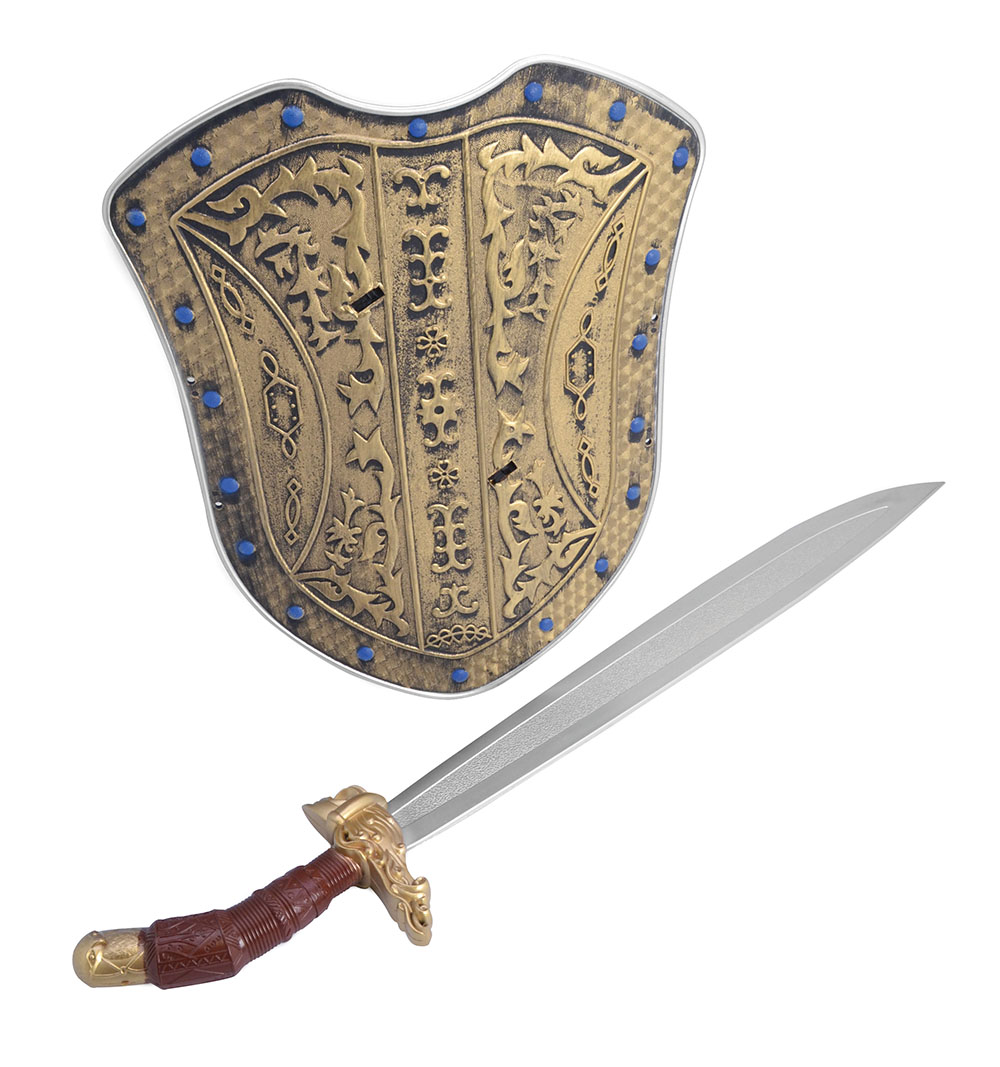 Crusader Knight Sword + Shield Set
