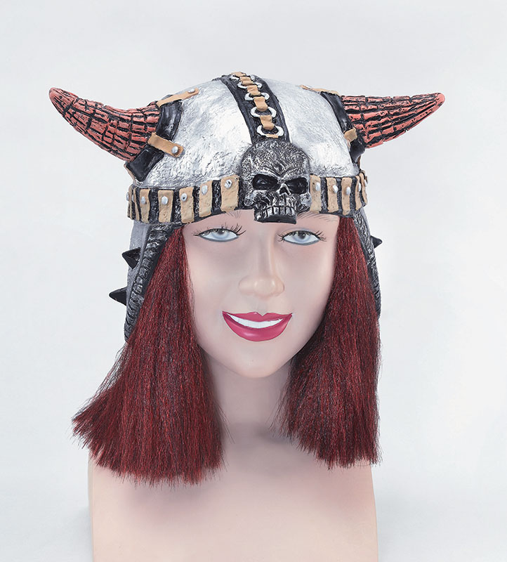 Skull Viking Helmet & Hair