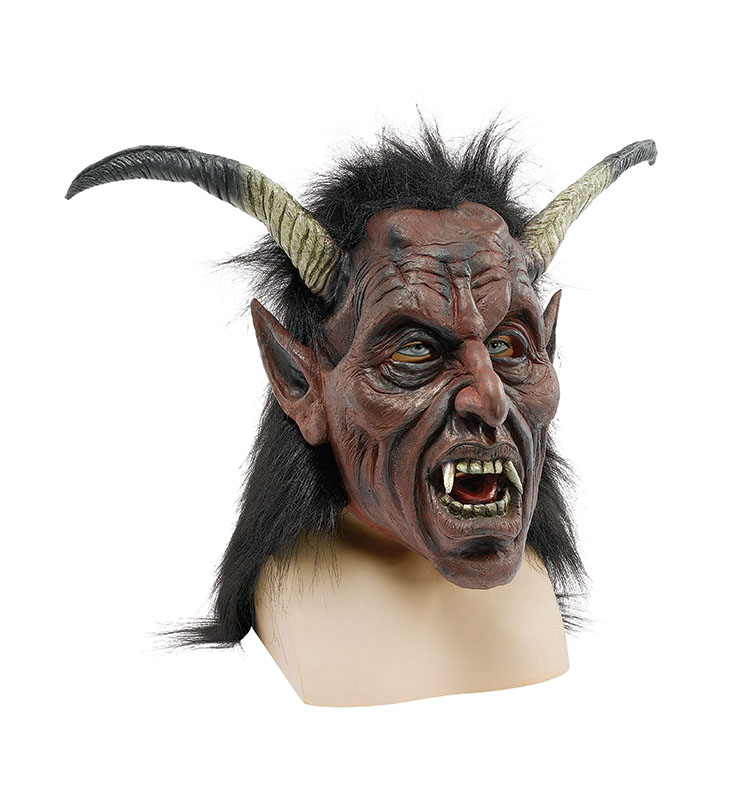 Devil. Long Horns + Hair