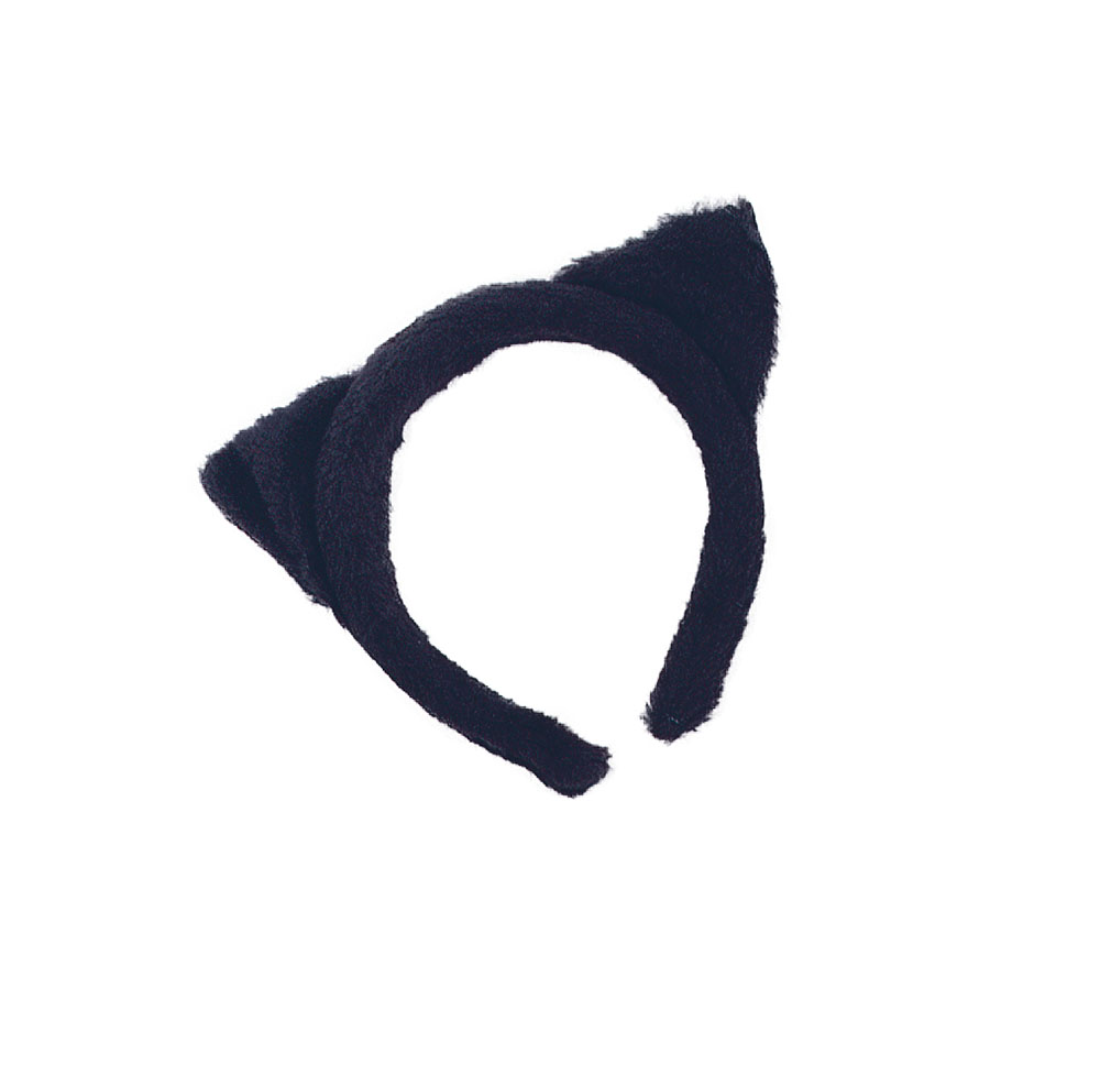 Cat Ears Black Fur