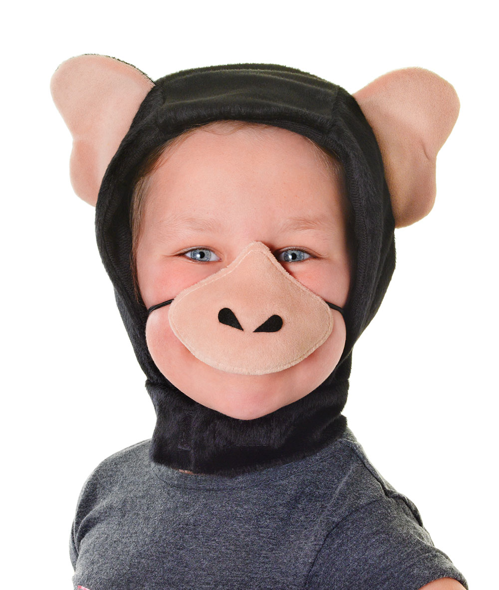 Chimpanzee Disguise Set (Hood + Nose)