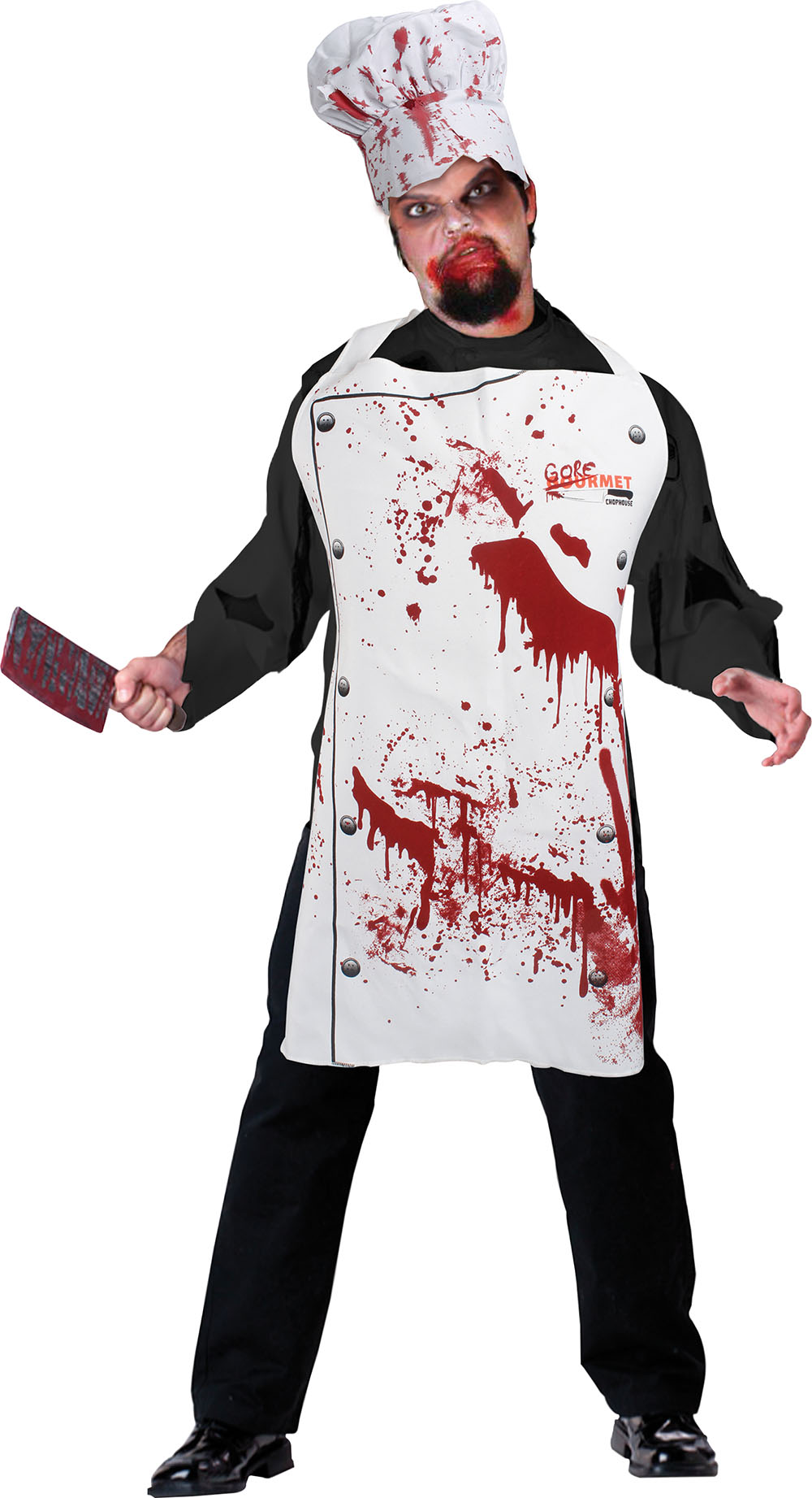 Chef Set Bloody (Apron + Hat)