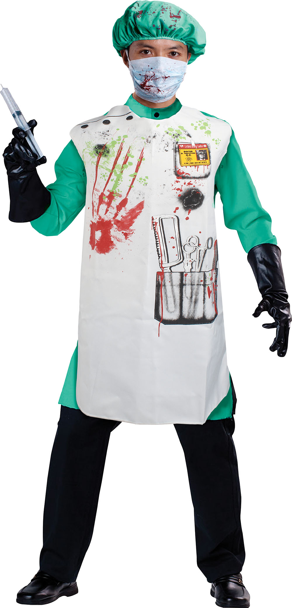 Doctor Set Bloody (Apron + Hat)