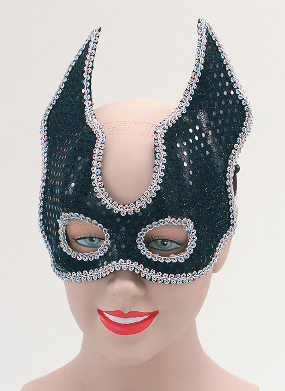 Black Sequin Half Face (H/B)