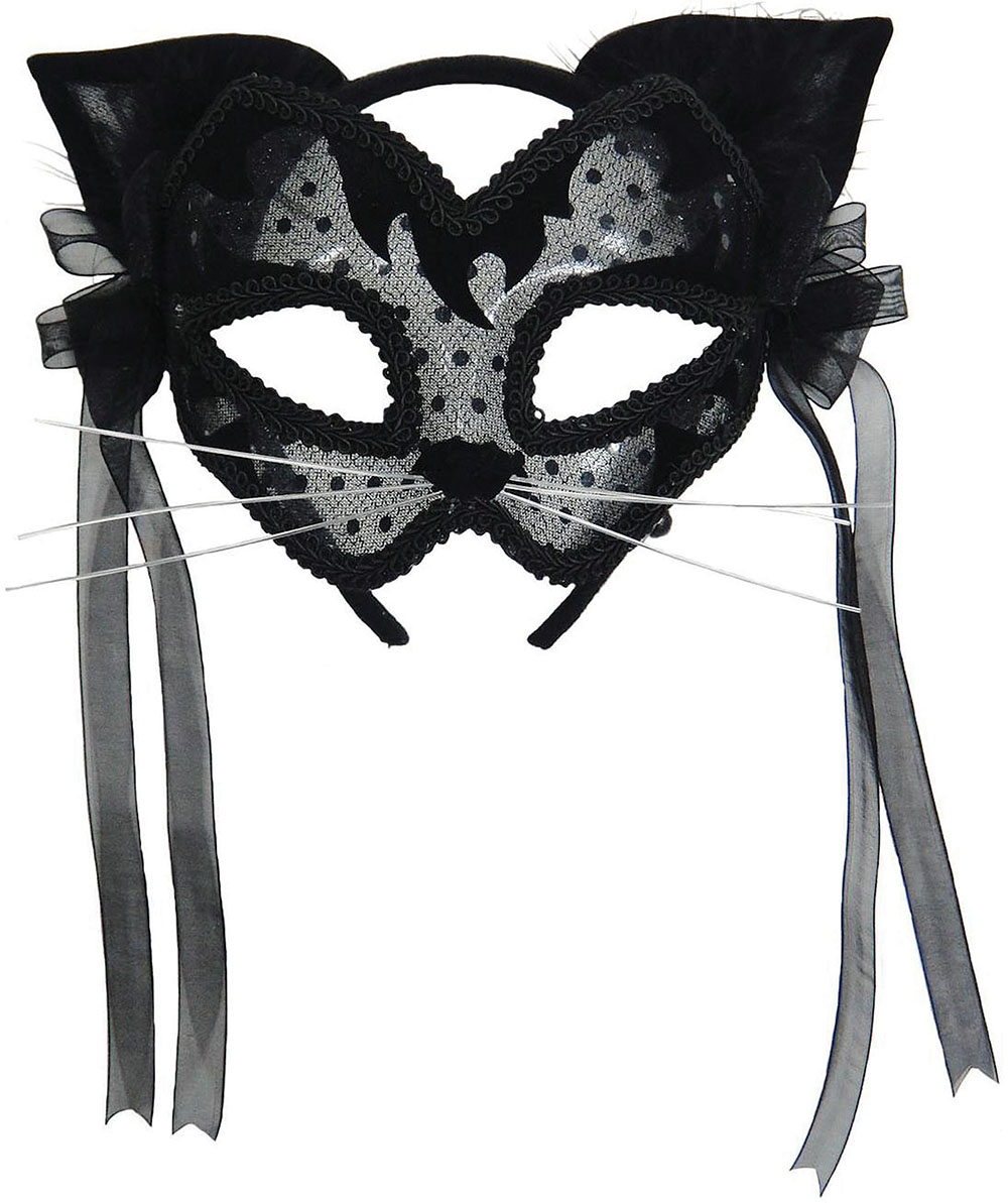 Black Cat/Ears Transparent (H/B)