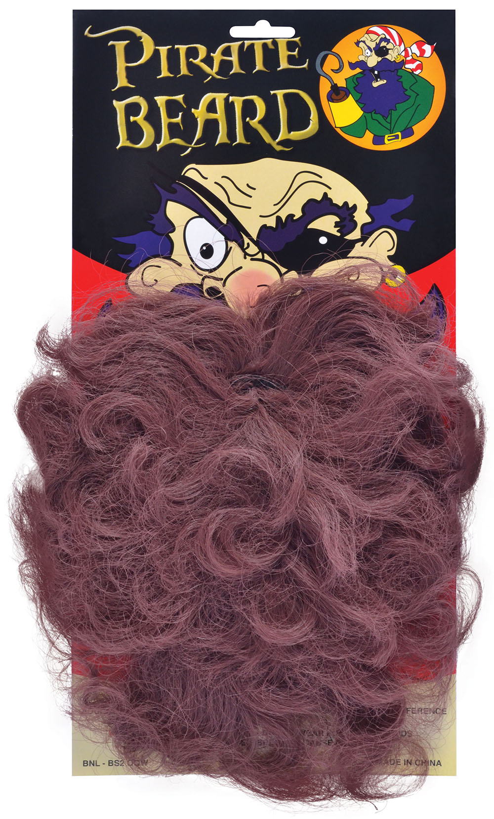 Pirate Beard. Wavy Brown