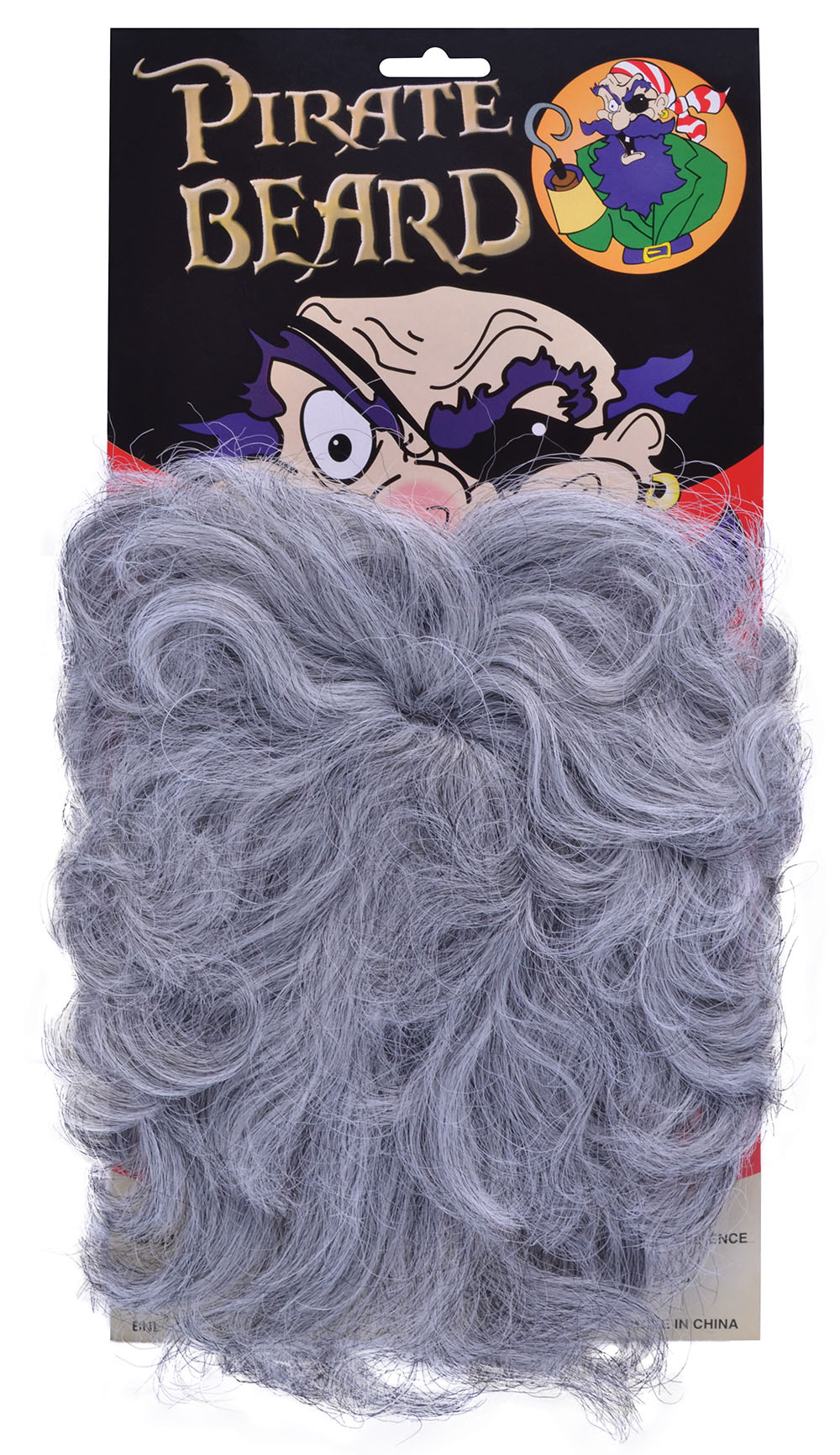 Pirate Beard. Wavy Grey