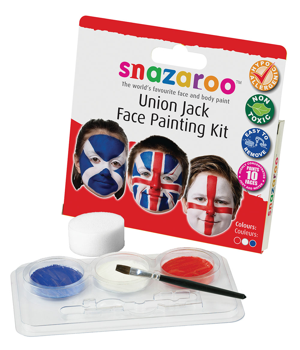 Union Jack Face Painting Kit