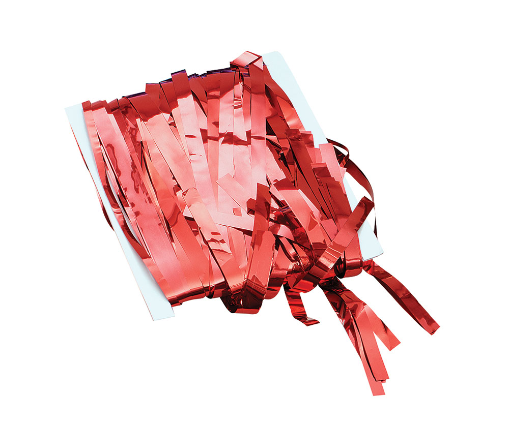 Tinsel Curtain Red