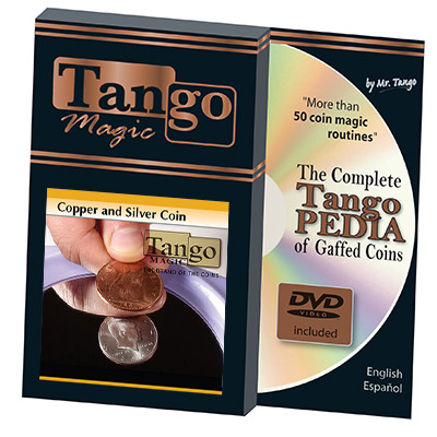 Copper Silver Coin (Half Dollar/English Penny w/DVD) (D0060) by