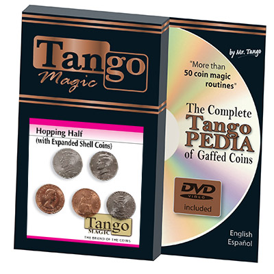 Hopping Half with Expanded Shell Coins & English Penny (w/DVD) D