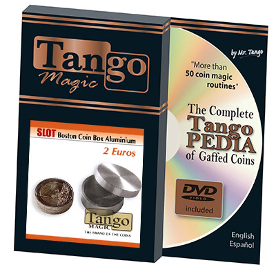 Slot Boston Box 2 Euro Aluminum (w/DVD)(A0017)by Tango - Trick