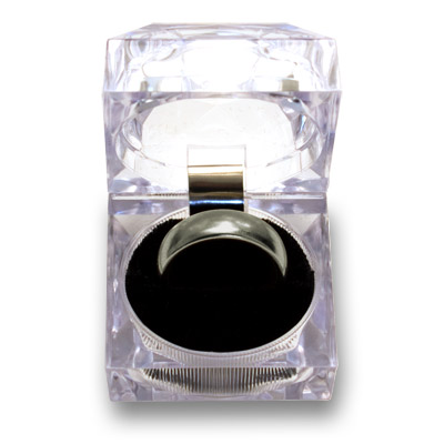 Wizard PK Ring G2 (CURVED, Silver, 20mm) by World Magic Shop - T