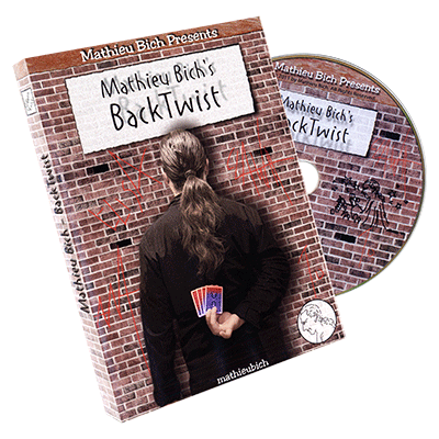 Back Twist (DVD and Cards) by Mathieu Bich - DVD