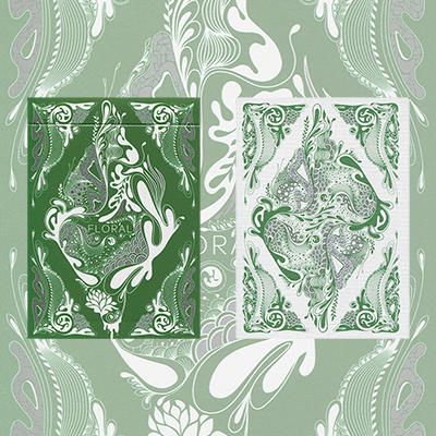 Floral Deck (Green) by Aloy - Trick