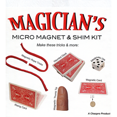 The Magicians Micro Magnet kit by Chazpro Magic - Trick