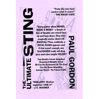 The Ultimate Sting by Paul Gordon - Trick